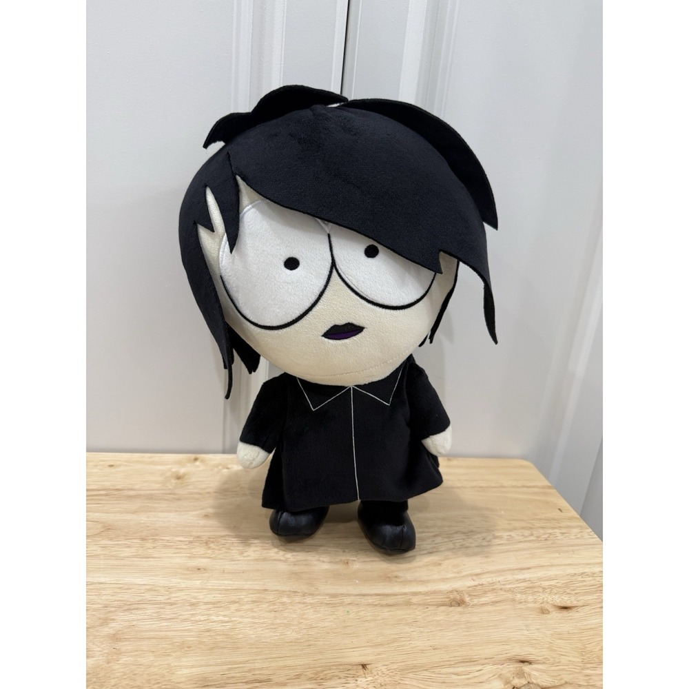 South Park Goth Kid Firkle 8" Phunny Plush 2022 Kidrobot SOUND WORKS